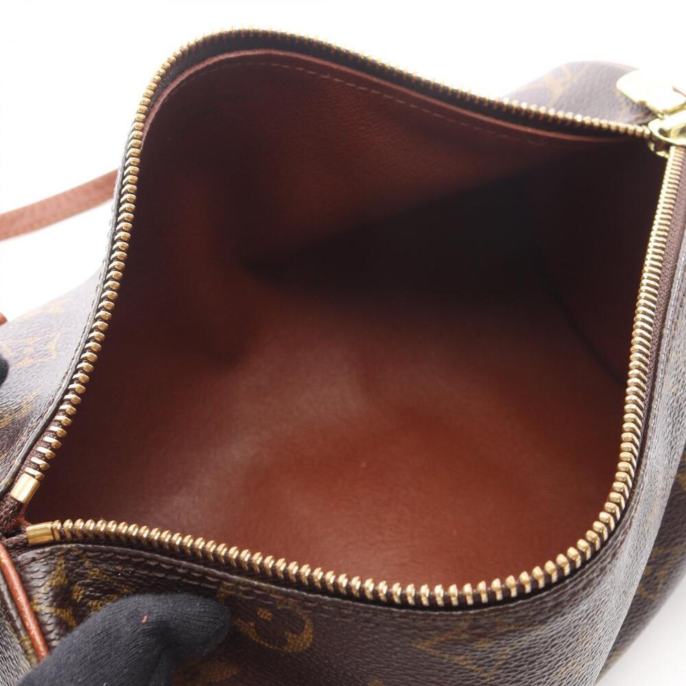 Louis Vuitton Brown Monogram Canvas Papillon Leather Handbag